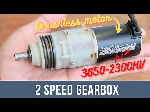 HOW TO MAKE 2 SPEED GEARBOX FOR RC CAR