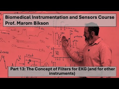 Biomedical Instrumentation Course 13: The Concept of Filters for EKG (and for other instruments)
