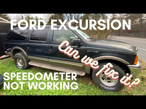 2000 Ford Excursion Speedometer Fix