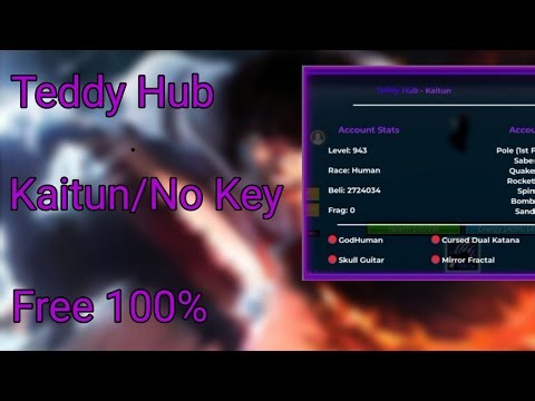 Blox fruits Kaitun Script | Free KAITUN TEDDY HUB