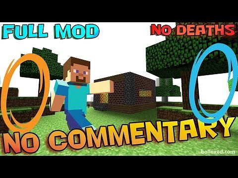 MINECRAFT in PORTAL: PortalCraft - Full Walkthrough