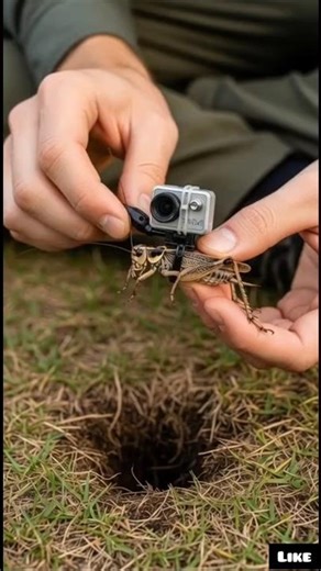 We Put a Camera on a Bug… What It Found Underground Is Insane 😳”#bugcamera #microworld #pov #viral