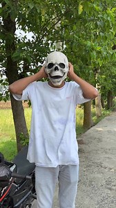 77K views · 1.1K reactions | Ghost ☠️ Prank New Dangerous Mask #reels #viral #funny #instagram #motovlog #scary #ghost #ghostrider #bhoot #viral #biker #trending #shorts #instagood #bike #ghostprank #prank #prankvideo | Mithlesh Kumar | Facebook