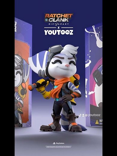 all new ratchet & clank figures drop november 17th 🤝