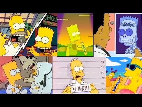 The Simpsons Commercials Compilation All Funny Animated Ads Review