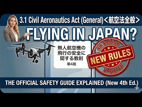 【3.1 Civil Aeronautics Act (General)（航空法全般）】Japan Drone Safety Manual for RPIC Rev.4