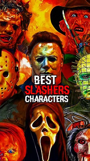 BEST SLASHERS CHARACTERS | #shorts #slasher #slashers #slasheredit #slashersedit #freddykrueger #jasonvoorhees #michealmyers #chucky #arttheclownedit #arttheclown #jigsaw #saw #mybloodievalentine #americanpsycho #shining #hanniballecter #fyp