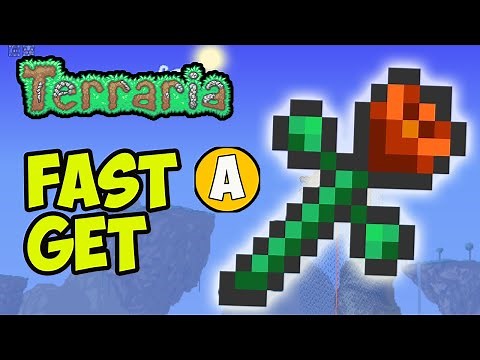 Terraria how to get FLOWER OF FIRE (EASY) | Terraria Flower of Fire