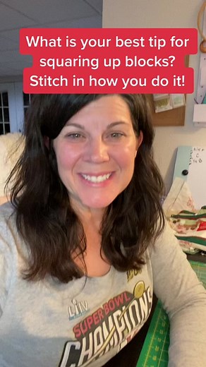 Need some tips on squaring up blocks please! #quilt #quiltersoftiktok #handmade #fabric #sewingtiktok #hst #easysewingproject #beginnerquilter #quilttips