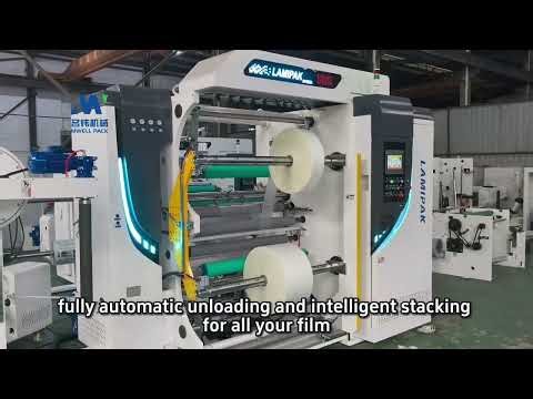 Automatic Unloading & Stacking Film & Paper Slitter Rewinder | Slitting Rewinding Machine