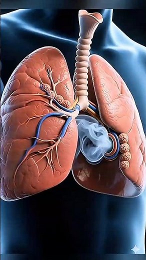 How Your Lungs Work — 3D Animation | Human Anatomy Explained #Shorts