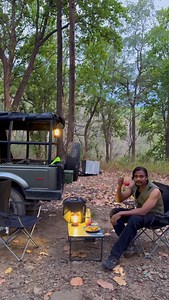 Reetesh Bajpai on Instagram: "Jungle camping with gypsy #camping #caravan #jungle #tractor #tractorlovers #gypsy #nature"