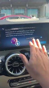 In-Vehicle Mercedes Me Connect Profile setup! #mercedes #tutorial #tech #luxury #howto