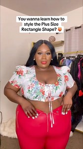 22K views · 835 reactions | Let me show you how to style the plus size rectangle shape! | Damsel In Allure | Facebook