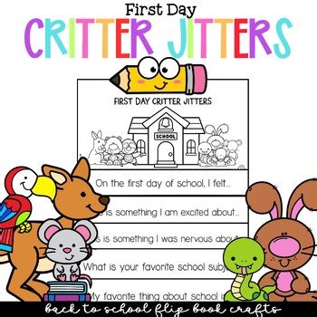 First Day Critter Jitters Craft | First Day Feelings