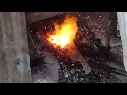 HOW TO MAKE TO MAKE KNIEF FROM LEAF SPRING.