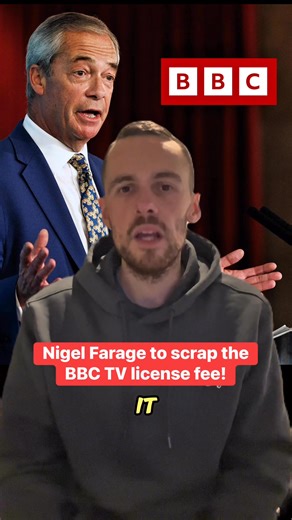 Nigel Farage to scrap the BBC TV license fee! #nigelfarage #reformuk #government #tvlicense #uk | Wealthy Money Talks