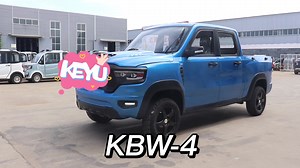 Cheap Made in China KEYU KBW-4 Small Electric Cargo Truck Adults Vehicle Electric Pick up Truck