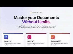 GenzPDF Tool – Free & Secure Online PDF Converter | Merge, Split, Compress