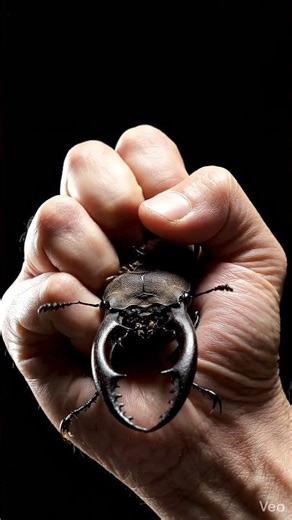 Let Me Crush - Giant Stag Beetle 🪲 #stagbeetle #InsectCrush #nature #bigbug #satisfying #phobia