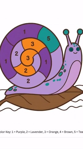 Kids Color by Number Printable Pages | Animals, Vehicles, Nature (digital Download) - Etsy