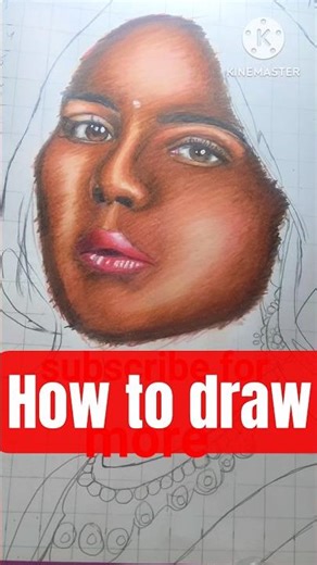 how to draw realistic face #color pencil #realistic #drawing