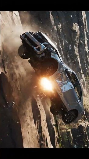 EPIC Car Crash Off Cliff! 💥 Explosive Destruction!