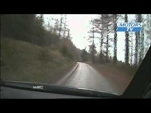 Caméra embarquée Loeb WRC Rallye Grande-Bretagne 2010