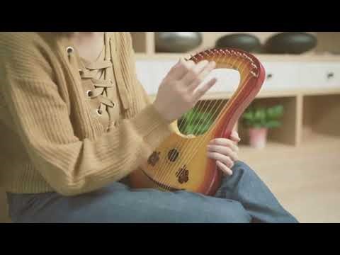 Gecko Lyre harp #lyreharp #lyremusicinstrument #lyreinstrument