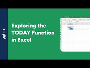How to use the TODAY Date Function in Excel