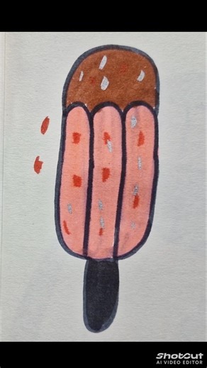 easy drawing of ice-cream 🍦 🍨 #drawing #artisticchannel #short #viralshort #viralvideo #viralfeed