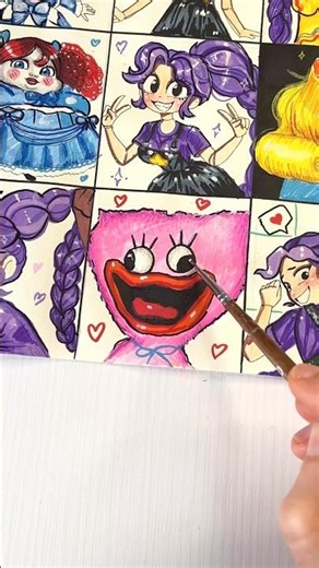 Crazy Huggy Wuggy drawing 🤪 #poppyplaytime #poppyplaytimechapter5 #huggywuggy