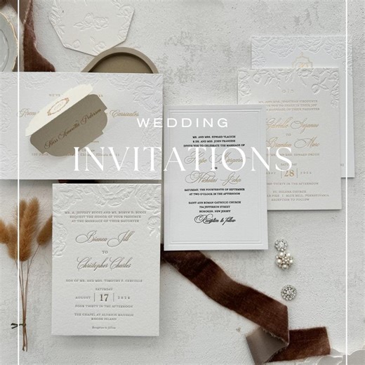 Sample Pack Wedding Invitation (various Prints and Finishes Included) - Etsy