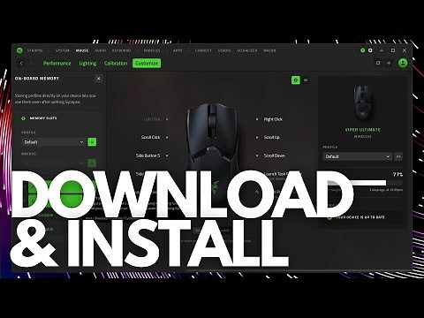 Razer Synapse 4 | How to download and install on PC | Easy🔥✅