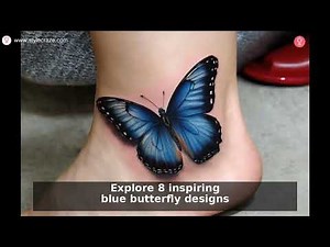 Blue Butterfly Tattoo Ideas: 8 Stunning Designs & Meanings