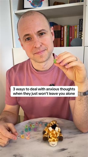 It can be so frustrating when there are anxious thoughts buzzing around and being particularly noisy, so here’s three things you can do when that’s going on: 1: What would I say to a friend if they were in this situation, having these worries? Asking this question can help you step outside of yourself for a moment and maybe see something you couldn’t see before. The second thing is that we tend to be kinder to others than we are to ourselves, so asking “what tone of voice would I use with someon