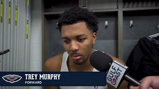 Trey Murphy III on his growth, team effort in Boston | Pelicans-Celtics Postgame Interview 1/12/25