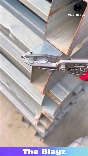 Sharp Scissors Slice Steel Smoothly | Precision Cutting Tool in Action