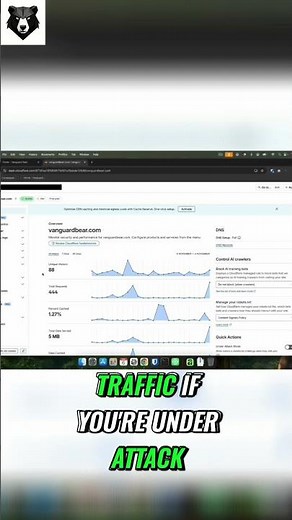 Block Bad Traffic: Easy DDoS Attack Setting Tutorial #shorts