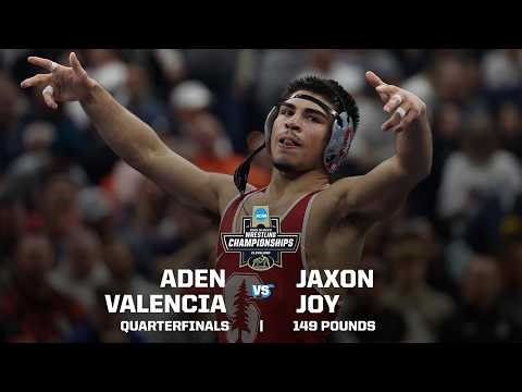 Aden Valencia vs. Jaxon Joy: 2026 NCAA wrestling quarterfinals (149 pounds)