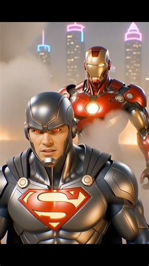 Iron Man vs Superman: Epic Battle! Who Wins? 🔥 #shorts