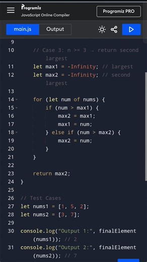 Alice vs Bob Game Problem | Second Maximum Logic Explained (Coding Interview Question)