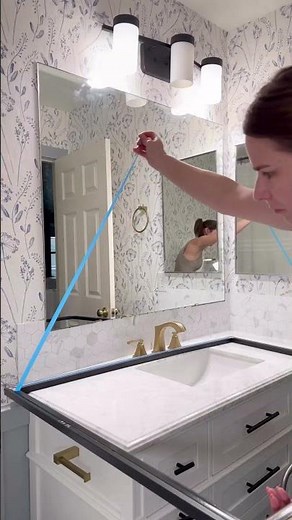 How to Frame a Builder Grade Bathroom Mirror