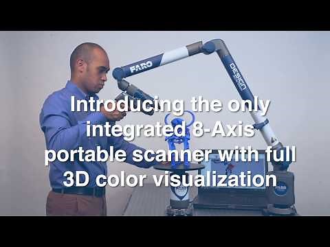 New FARO 8-Axis Design Scan Arm 2.5C - Now with Color Scanning