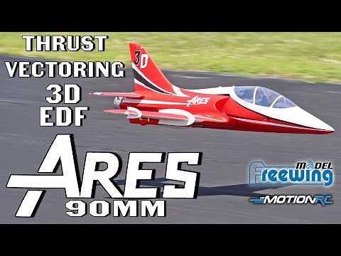 ALL-NEW & AVAILABLE NOW! Freewing Ares 90mm Thrust Vectoring 3D EDF | Motion RC