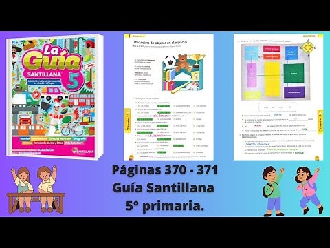 Guía Santillana quinto grado matemáticas páginas 370 - 371