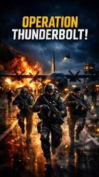 Operation Thunderbolt | The Greatest Rescue Ever 🔥 #shorts #mossad