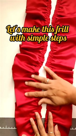 Selfmade Clothes on Instagram: "Let’s make beautiful frills using just a simple sewing machine ✨ No fancy tools—just creativity and technique! 💕 Follow and try this quick trick 👇 #frillmaking #simplemachine #sewingtips #tailoringtricks #sewingtutorial #frilldesign #stitchingideas #sewinghacks #handmadefashion #learnsewing #beginnersewing #creativeideas #sewinglove #localcreator #supportsmallcreators"