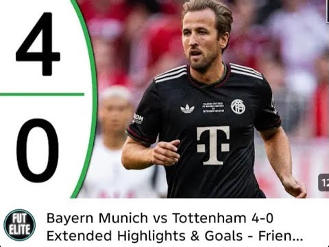 VibeWave Records - Bayern Munich Vs Tottenham 4-0 Extended Highlights & Goals