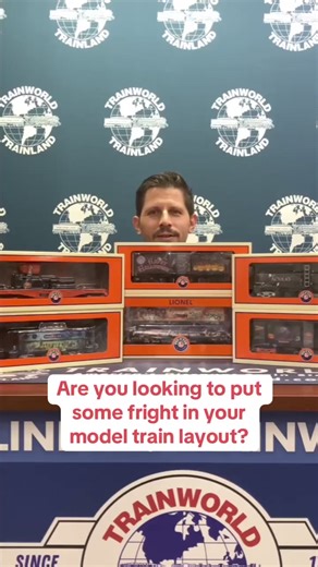1.5K views · 26 reactions | Get your spook on with an assortment of Lionel Trains O scale halloween trains, its sure to chill you to the bone!  Order today at TrainWorld.com! https://shorturl.at/xMd3O #lioneltrains #oscale #halloween #rollingstock #trainworld #trainland #modeltrains #trains #modeltrain #modeltrainlayout #modeltrainhobby #railfan #toytrain #toytrains #trainset #trainsets #ridewithtrainworld | TrainWorld.com | Facebook